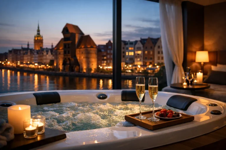 Apartament z jacuzzi Gdańsk na wieczór we dwoje